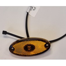bel0120 Sidomarkeringslykta Aspöck Flatpoint 2 orange Led  