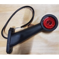 bel0137h Breddmarkeringslykta LED höger röd/vit på gummiarm 