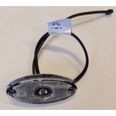 bel0138 Positionslykta Aspöck Led Flatpoint ll vit