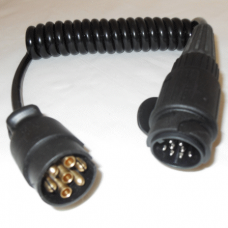 bel0190 Spiralkabel 7-13 pol hane-hane 1500mm 