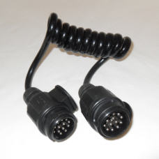bel0191 Spiralkabel 13-13 pol hane-hane 1500mm 