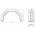 rs0308 Plastskärm HMK 2066 för 10-13" hjul 